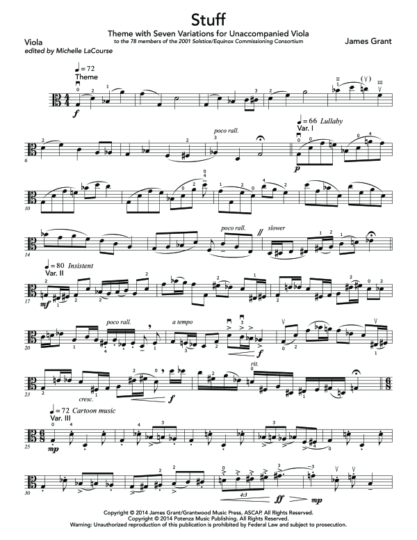 Product gallery: Page 1 of 8 Stuff, , (Viola solo)