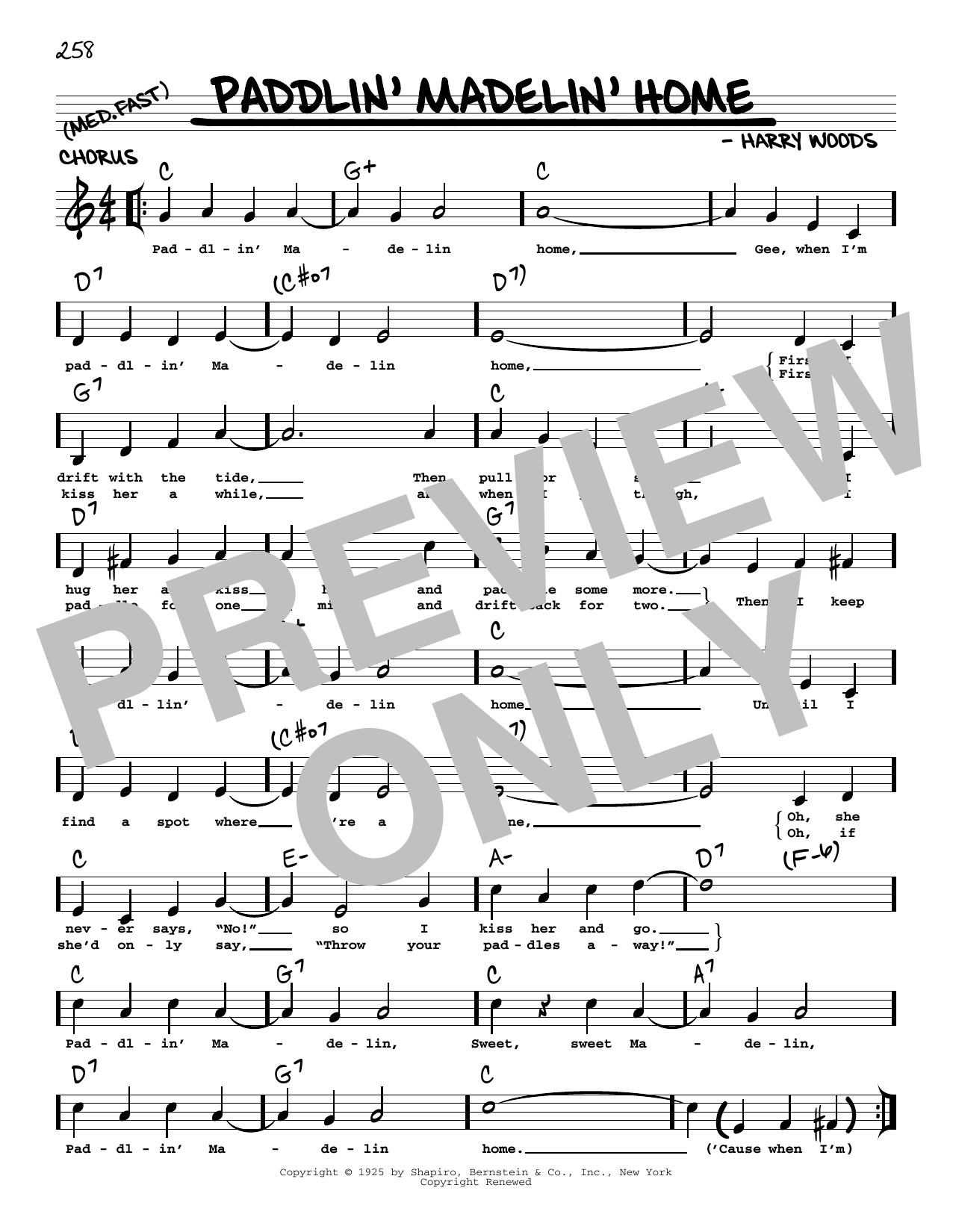 Product picture to: Paddlin' Madelin' Home (arr. Robert Rawlins)