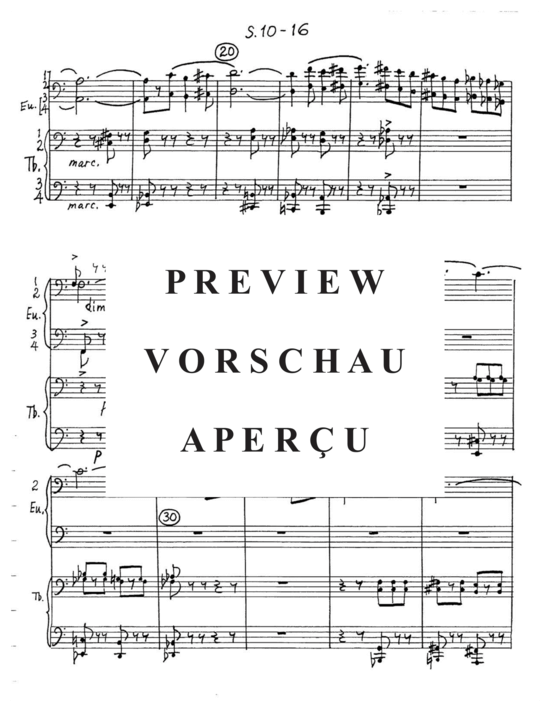 Produktgalerie: Seite 20 von 21 Sinfonia No. 10 , , (Tuba Ensemble EEEETTTT)
