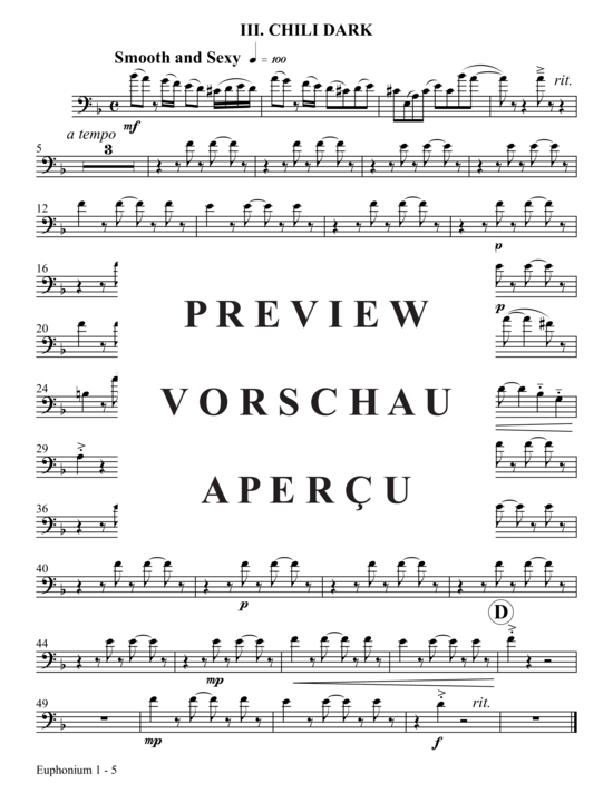 Product gallery: Page 19 of 21 The Dark Chocolate Suite , , (3x Baritone, 3x Tuba)