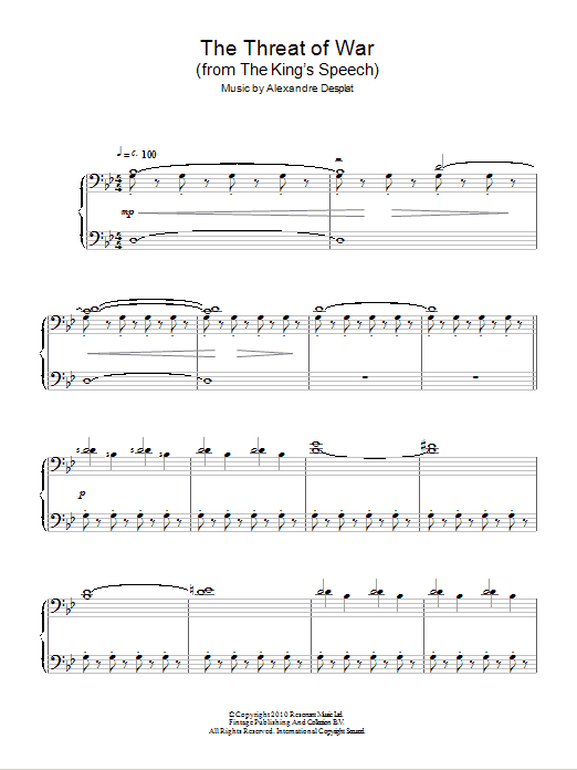 Product gallery: Page 1 of 1 The Threat Of War, Alexandre Desplat