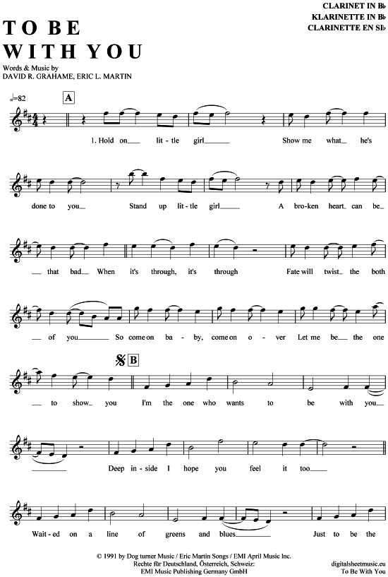 Product picture to: To be with you Mr. Big