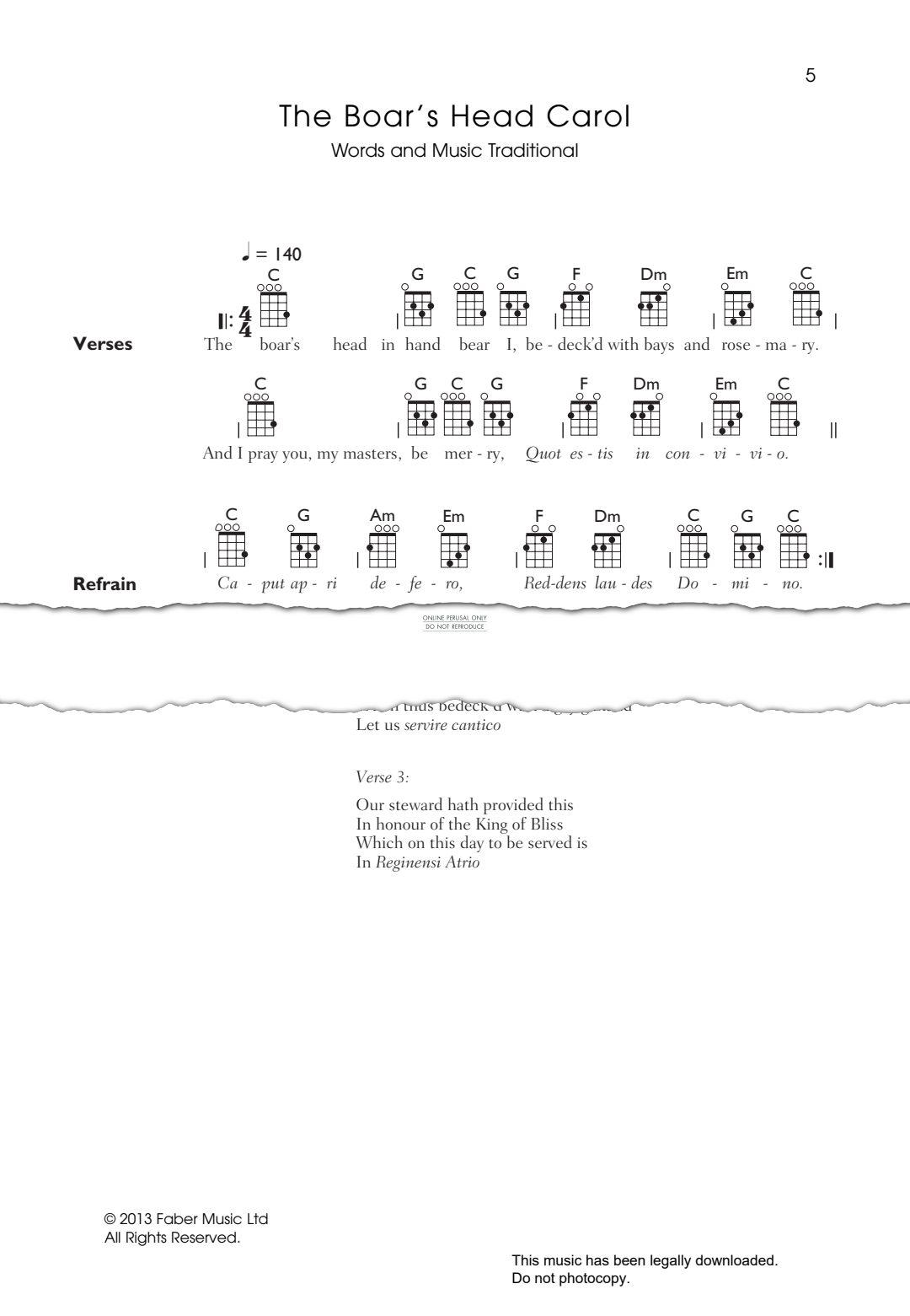 gallery: The Boar's Head Carol, Traditional