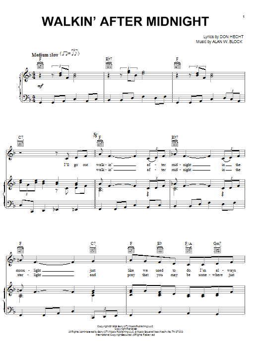 Produktbild zu: Walkin' After Midnight