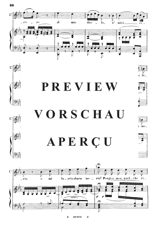 gallery: porgi amor qualche ristoro , , (Klavier + Sopran Solo), Ricordi