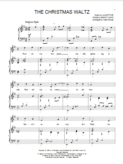 Produktbild zu: The Christmas Waltz
