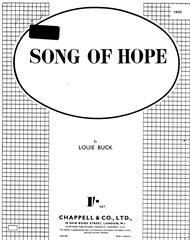 cover: Song Of Hope, Louie Buck, Gesang, Gitarre, Klavier