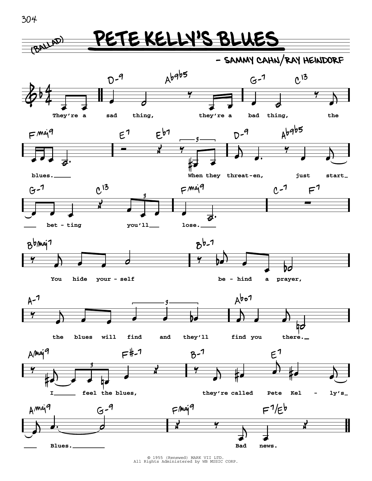 Produktbild zu: Pete Kelly's Blues (Low Voice)