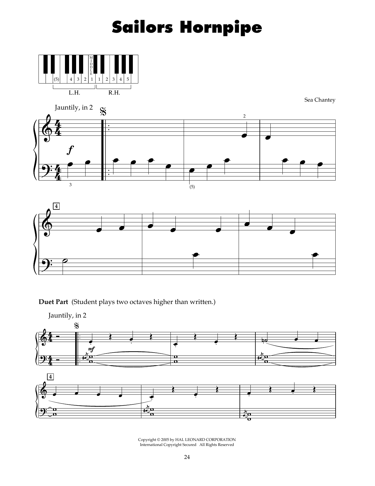 Produktbild zu: Sailors Hornpipe