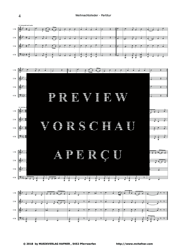 gallery: Weihnachtslieder Nr. 3, , (Großes Blasorchester)