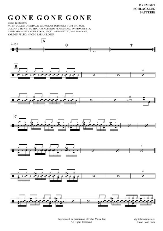 Produktbild zu: Gone Gone GoneDavid Guetta, Teddy Swims, Tones And I