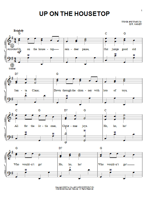 Produktbild zu:  Up On The Housetop - B.R. Hanby