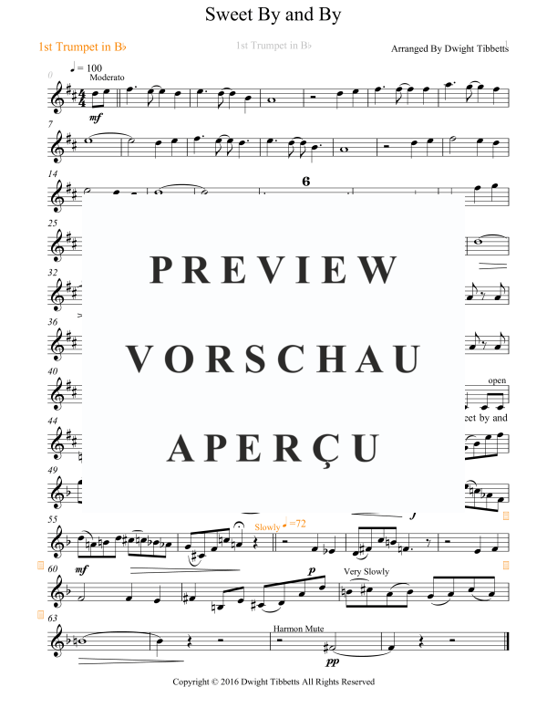 Produktgalerie: Seite 11 von 11 Sweet By and By, , Blechbläser Quintett