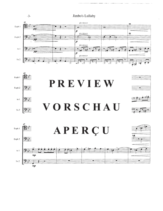Product gallery: Page 5 of 15 Jimbo´s Lullaby , , (Tuba Quartett EETT)