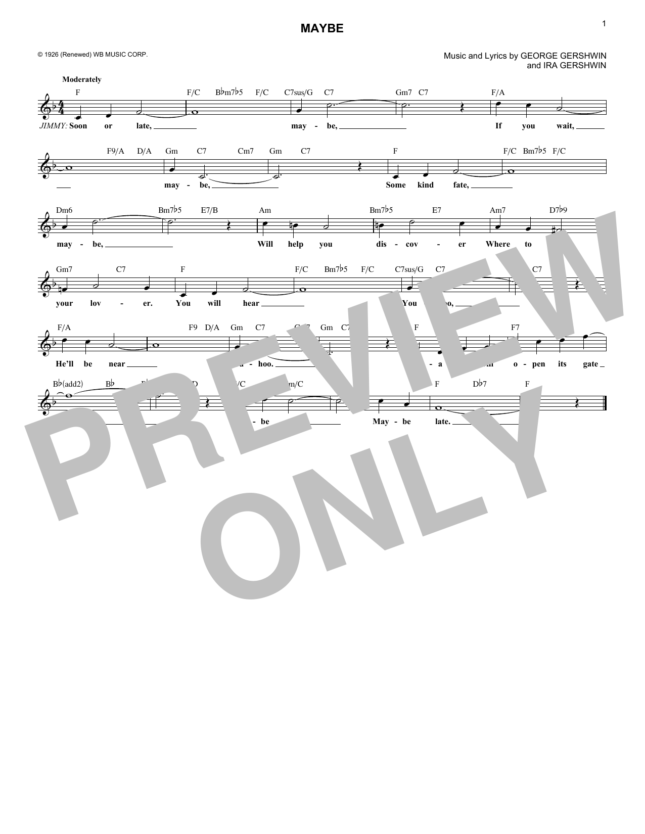 Produktbild zu: Maybe