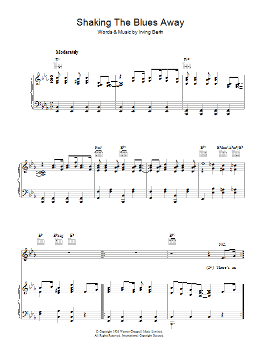 Product gallery: Page 1 of 1 Shaking The Blues Away, Irving Berlin