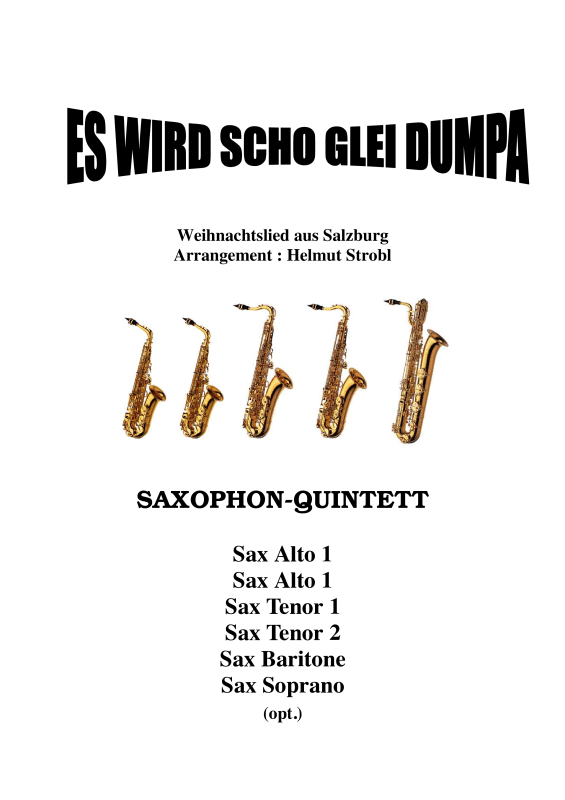 Produktbild zu: Es wird scho glei dumpa