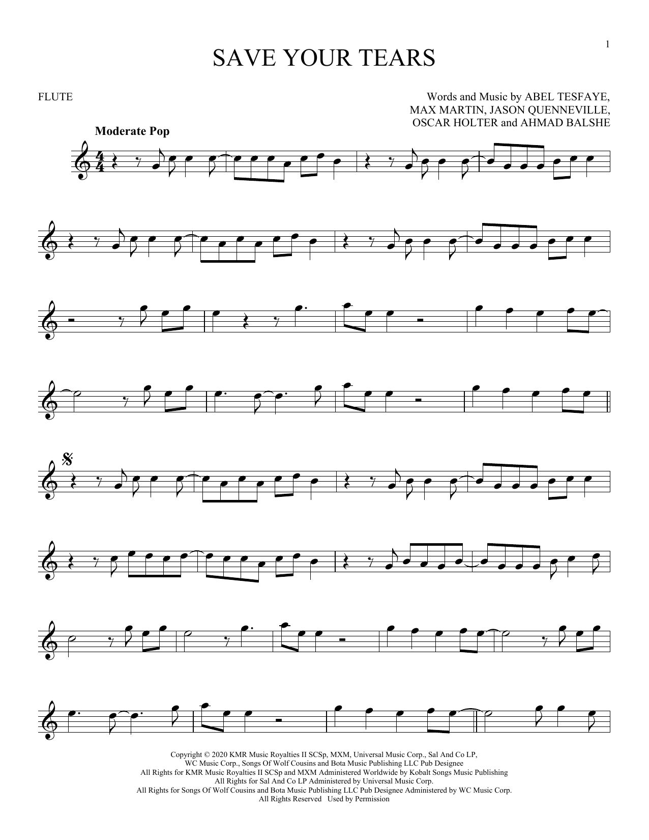 Product gallery: Page 1 of 1 Save Your Tears, The Weeknd