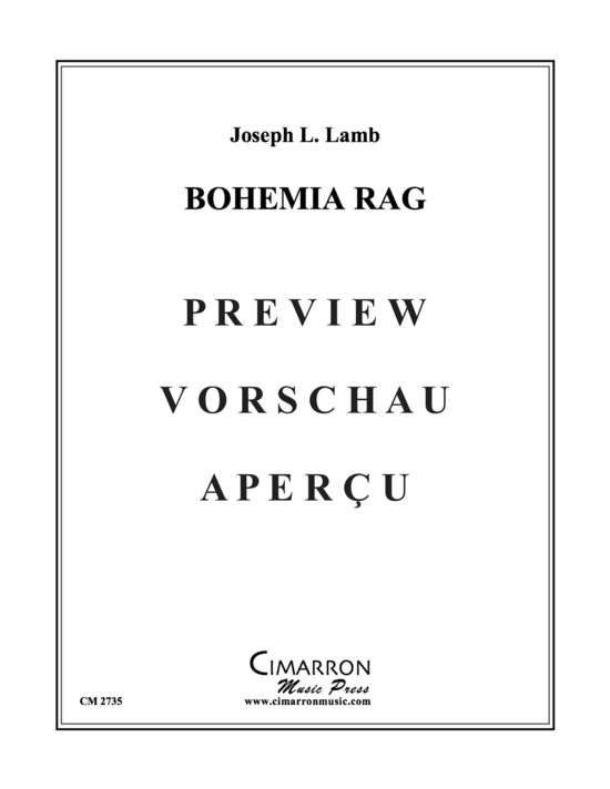 gallery: Bohemia Rag , , (Blechbläserquintett)