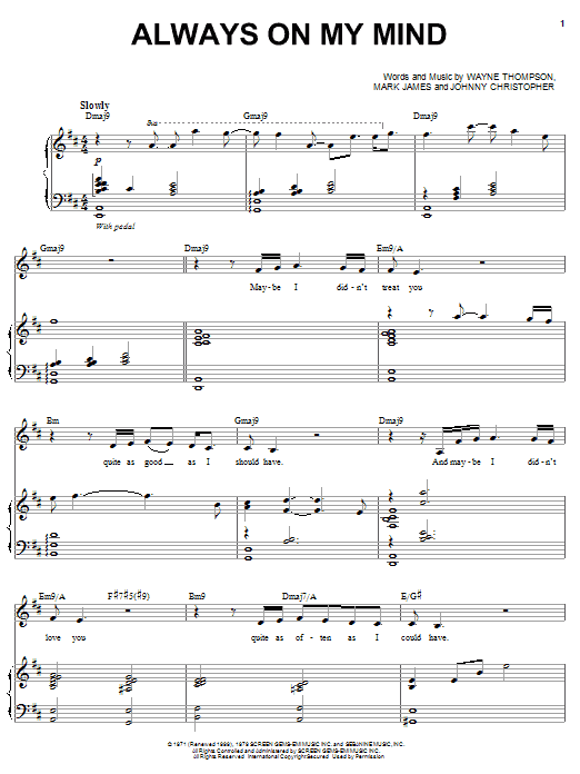 Produktgalerie: Seite 1 von 1 Always On My Mind, Michael Buble, Gesang, Klavier