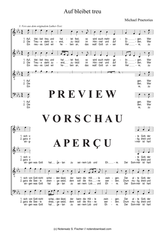 gallery: Auf bleibet treu , , (Gemischter Chor)