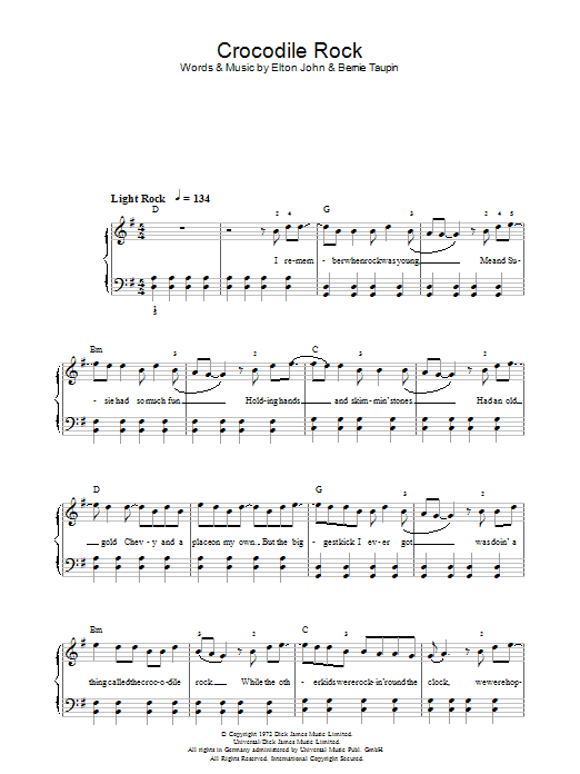 Produktbild zu: Crocodile Rock
