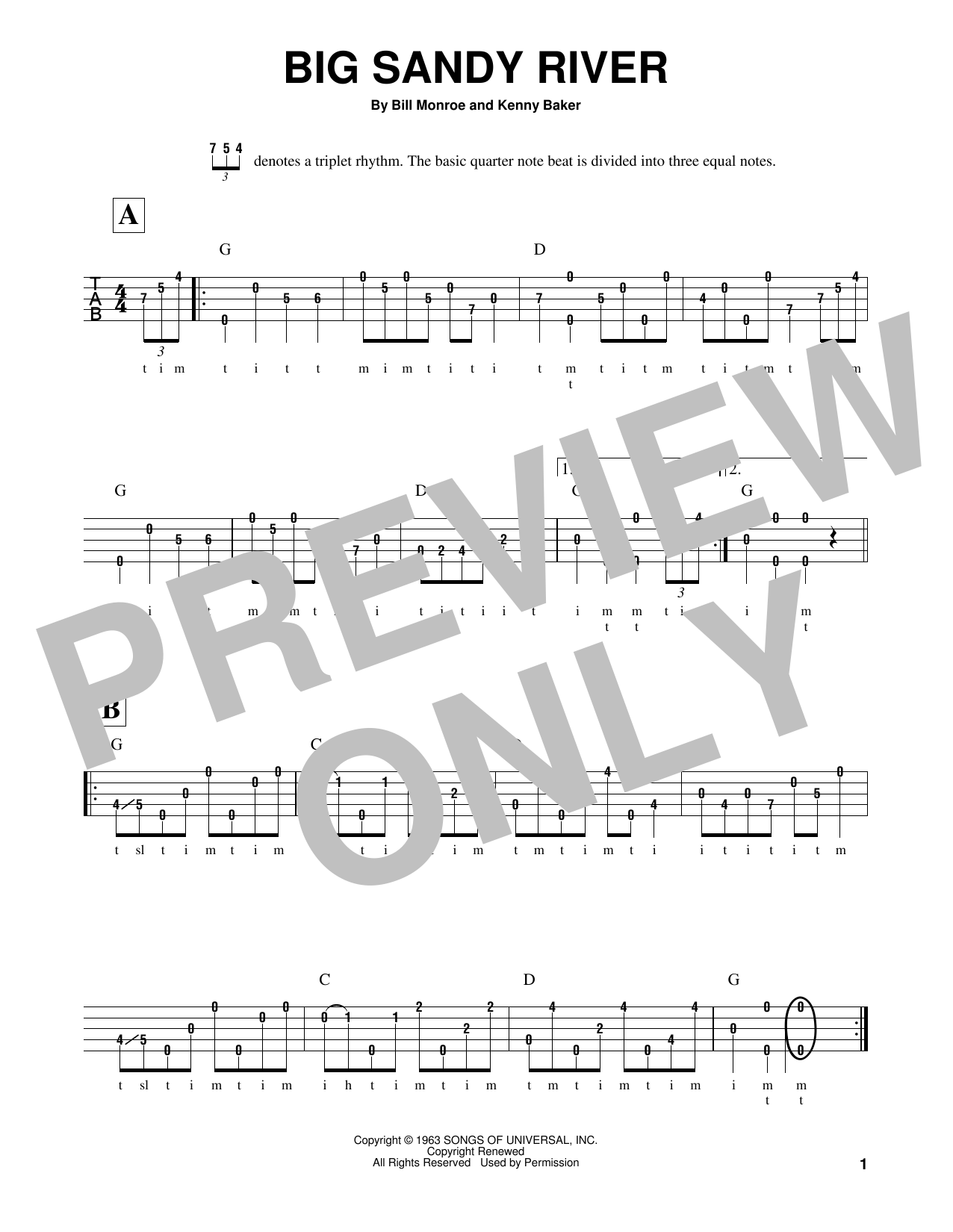 Produktgalerie: Seite 1 von 1 Big Sandy River, Kenny Baker, Banjo
