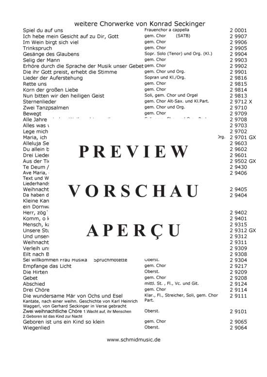 Product gallery: Page 9 of 9 Gott ist groß , , (women's choir)