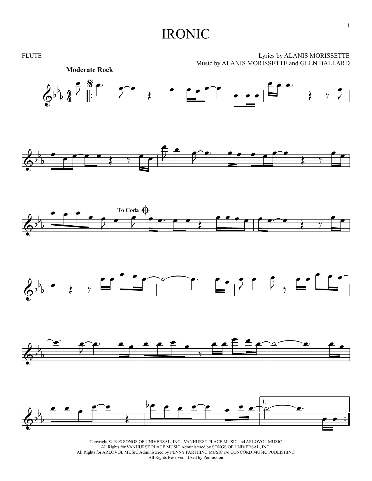 Product gallery: Page 1 of 1 Ironic, Alanis Morissette