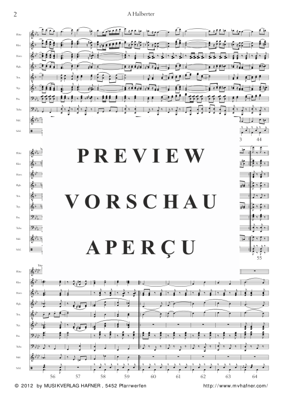 Product gallery: Page 6 of 11 A Halberter, , (large wind orchestra)