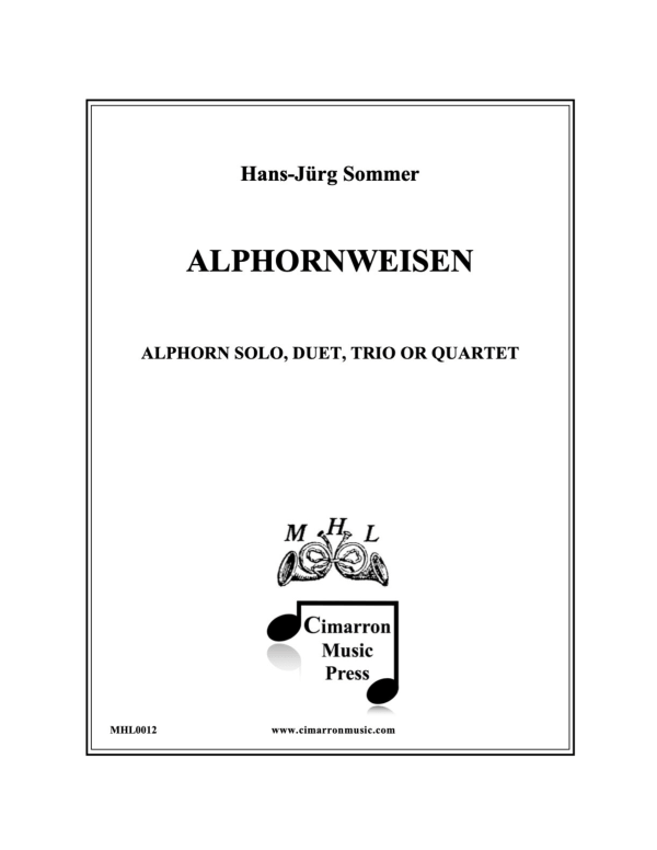 Produktbild zu: AlphornweisenHans-Jürg Sommer