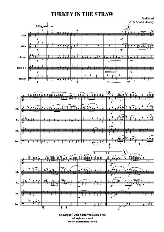 Produktbild zu: Turkey in the Straw Traditional