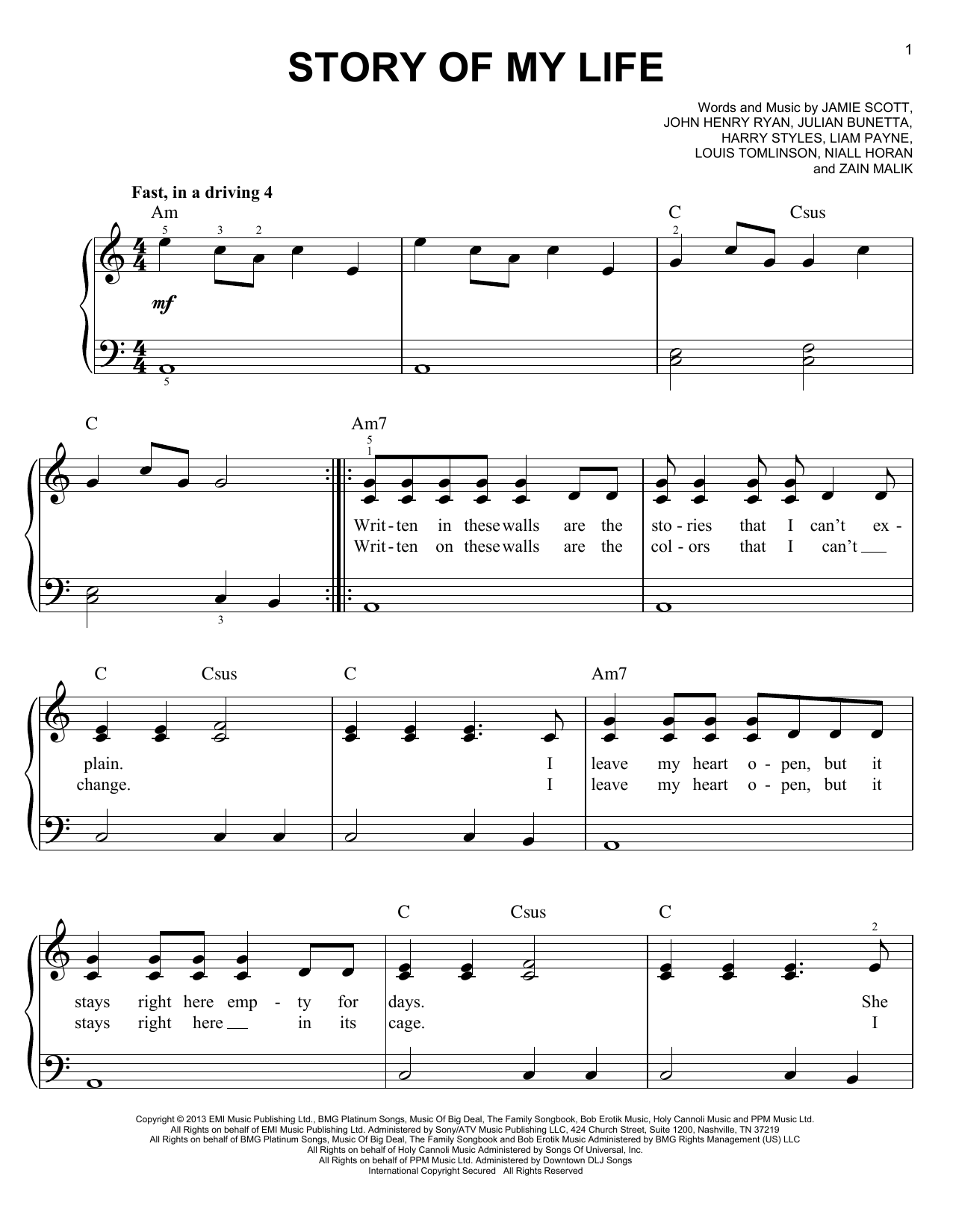 Product picture to:  Story Of My Life - One Direction