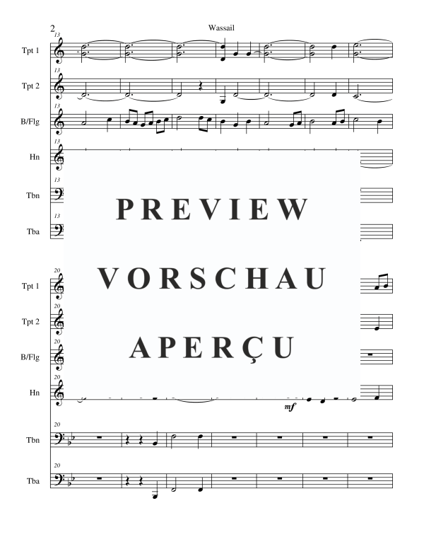 Produktgalerie: Seite 4 von 11 Wassail, , BlechblÀser Sextett
