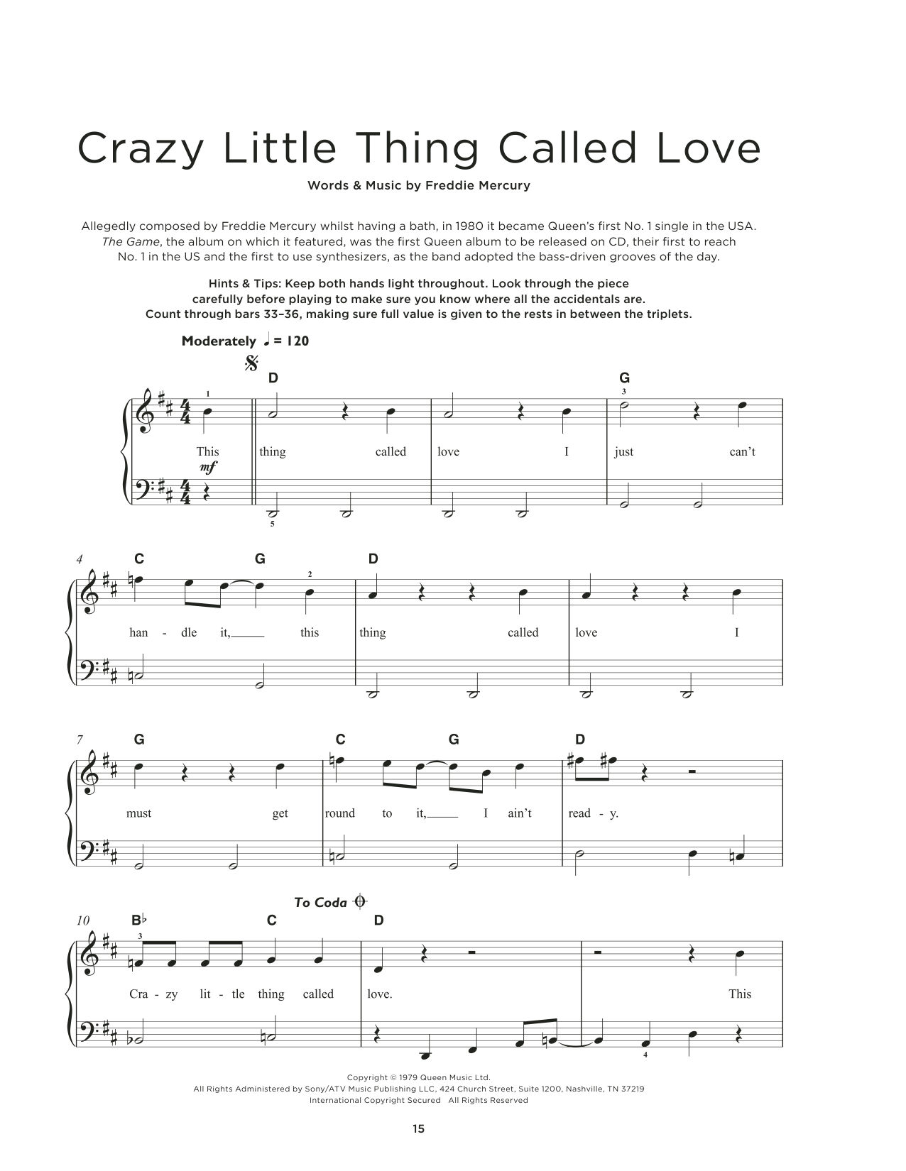 Product picture to: Crazy Little Thing Called Love