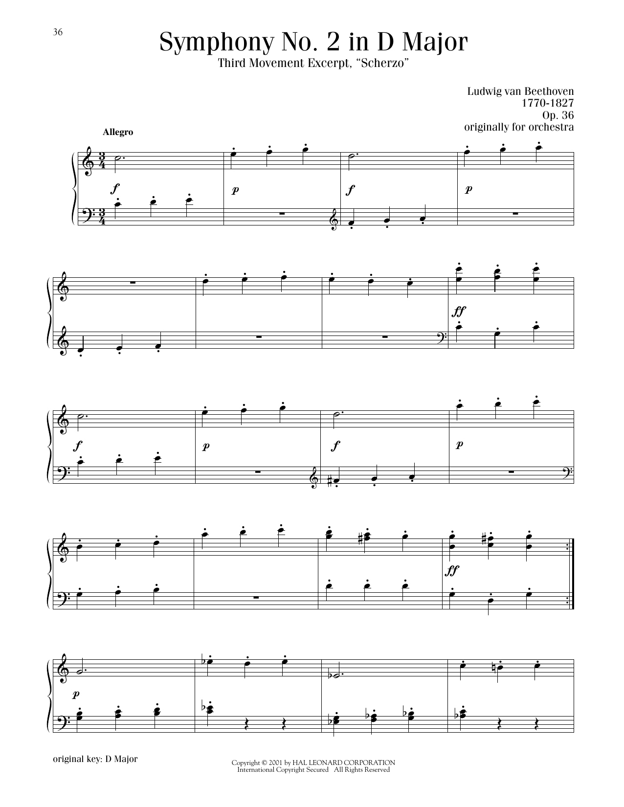 Produktbild zu: Symphony No. 2, Third Movement Excerpt