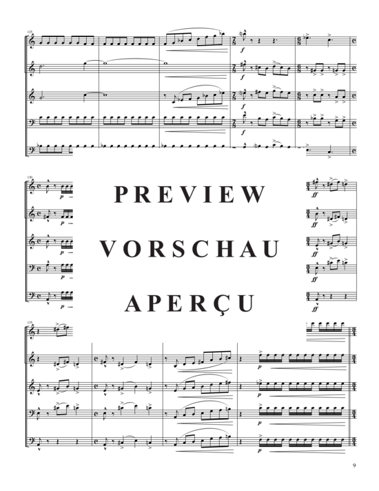 Produktgalerie: Seite 10 von 21 Quintet No. 1 for Brass , , (Blechbläserquintett)