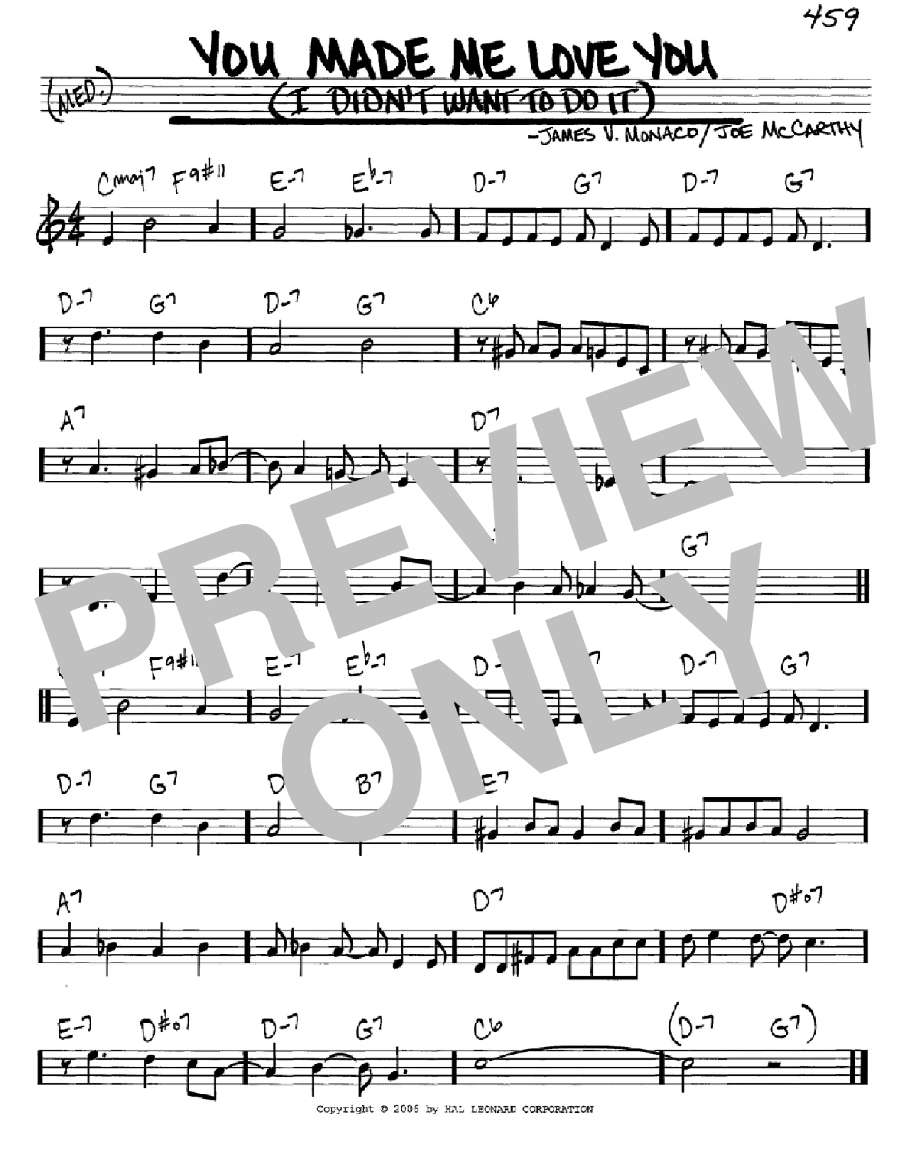 Product gallery: Page 1 of 1 You Made Me Love You (I Didn't Want To Do It), Joe McCarthy