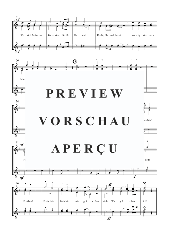Produktgalerie: Seite 7 von 7 Ode an die Freiheit, , Posaunenchor