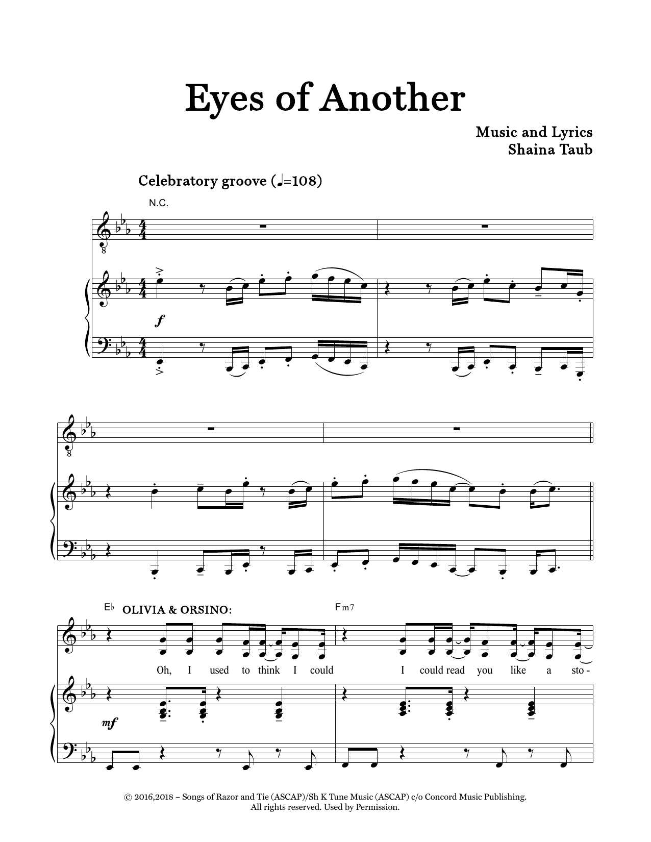 Product picture to: Eyes Of Another (from Twelfth Night)