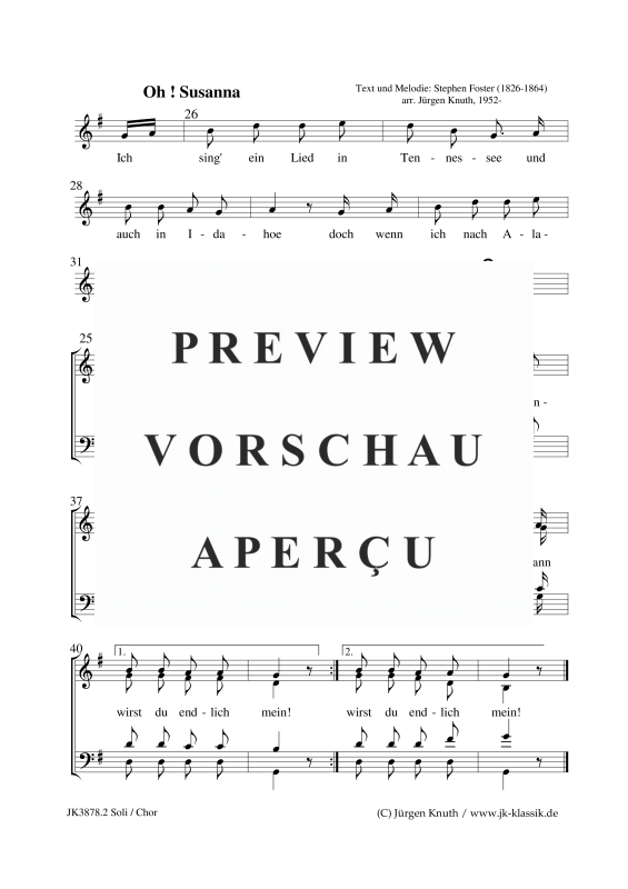gallery: Oh ! Susanna, , (Gesang und Klavier)