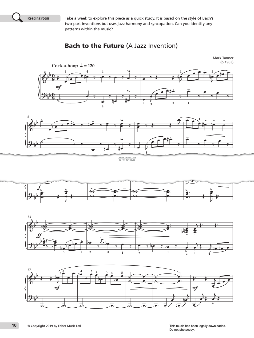 gallery: Bach To The Future (A Jazz Invention), Mark Tanner