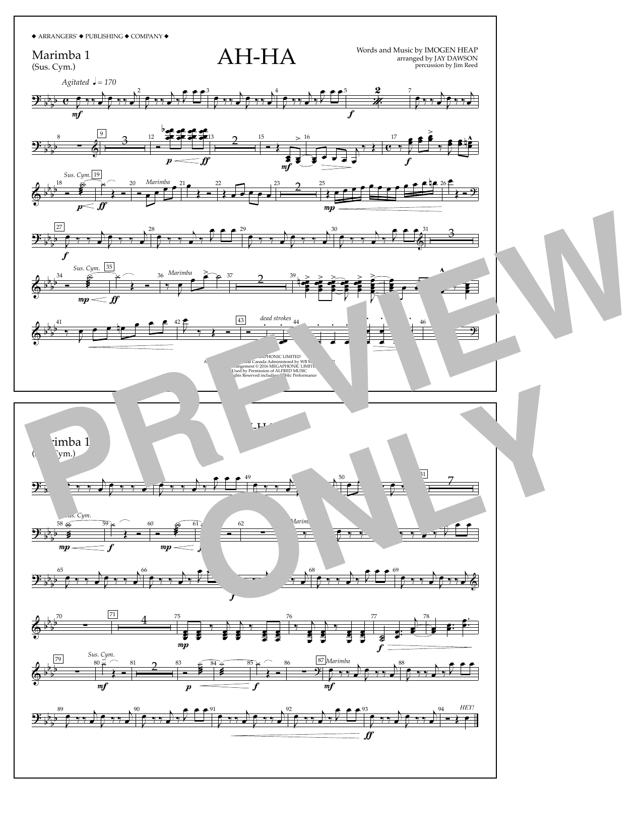Product picture to: Ah-ha - Marimba 1