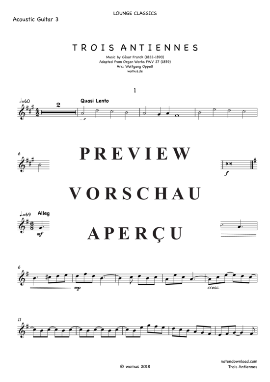 Product gallery: Page 11 of 14 Trois Antiennes , , (Guitar Quartet)