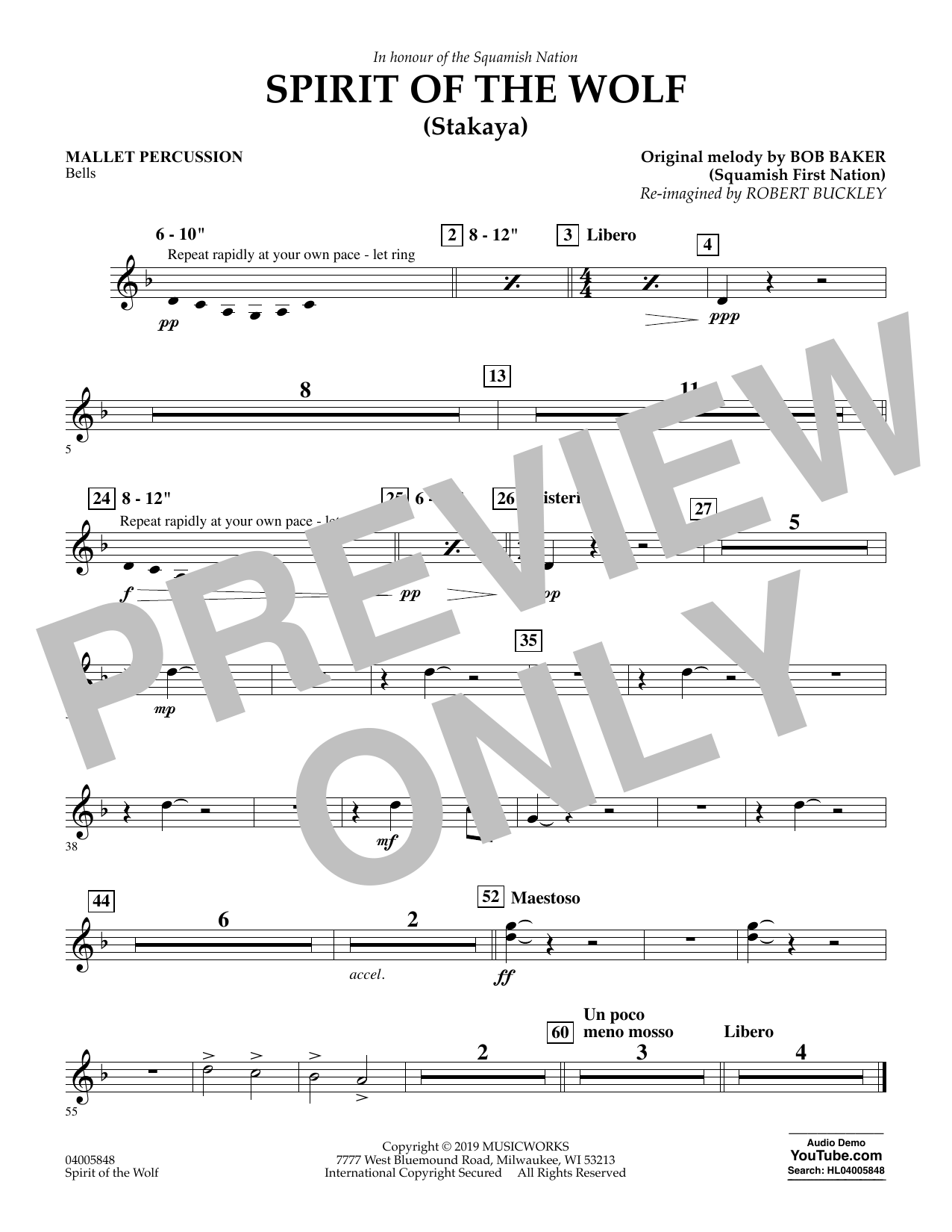 Produktgalerie: Seite 1 von 1 Spirit of the Wolf (Stakaya) - Mallet Percussion, , Ensemble