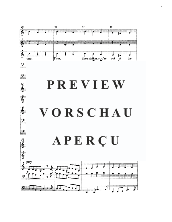 Produktgalerie: Seite 7 von 11 Take Me Out to the Ball Game, , Blechbläser Quintett