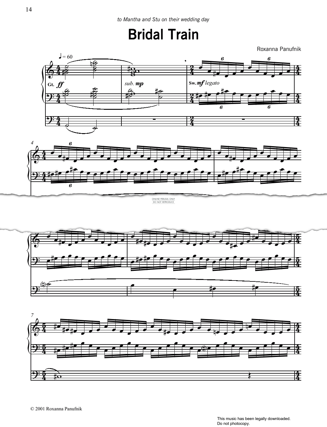 Product gallery: Page 1 of 1 Bridal Train, Roxanna Panufnik