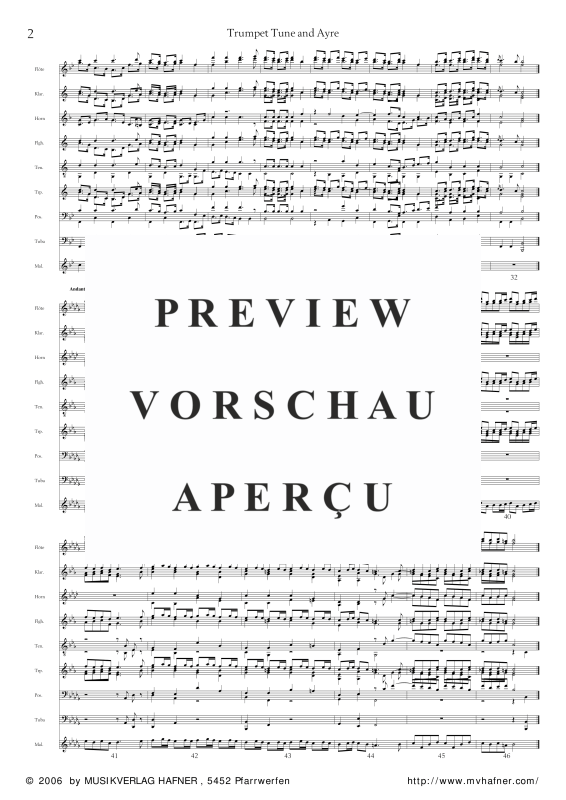 Product gallery: Page 7 of 11 Trumpet Tune and Ayre, , (large wind orchestra)