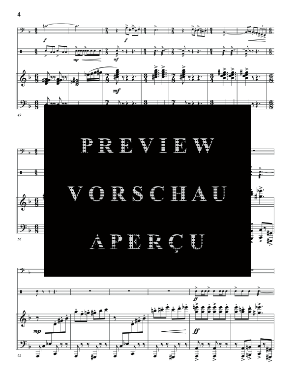 Product gallery: Page 8 of 11 Concerto a la mode, , (tuba percussion piano)