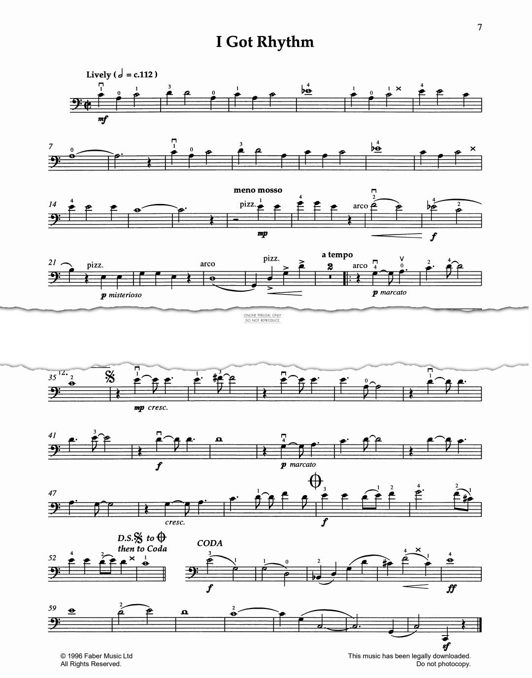 Product gallery: Page 1 of 1 I Got Rhythm, George Gershwin